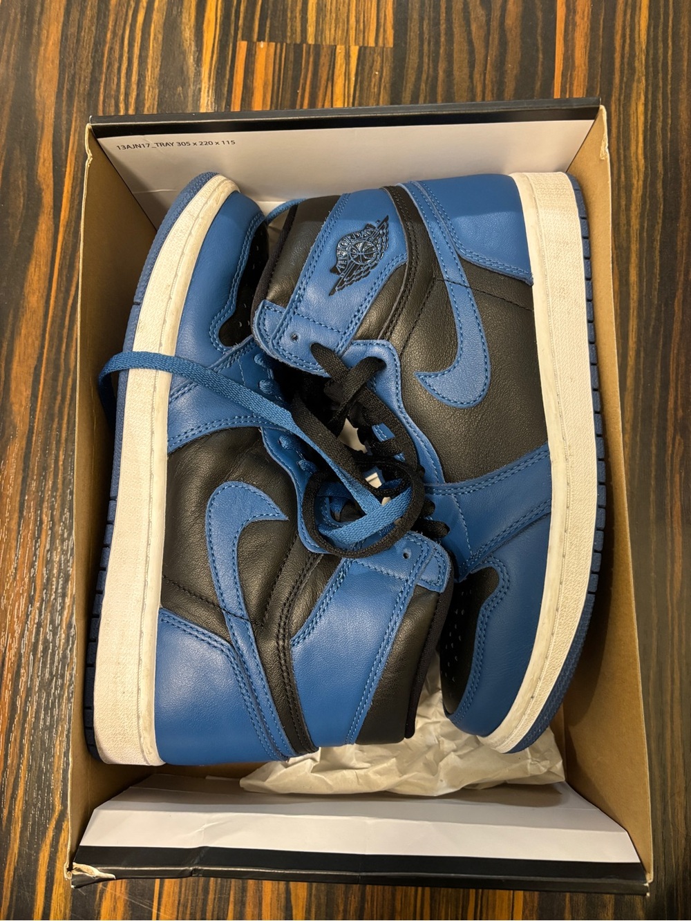 Size 8.5 - Jordan 1 Retro OG High Dark Marina Blue